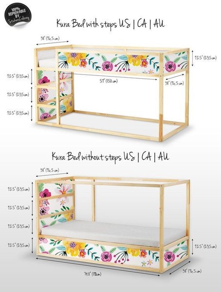 Has anyone chopped the frame off the Ikea Kura bed