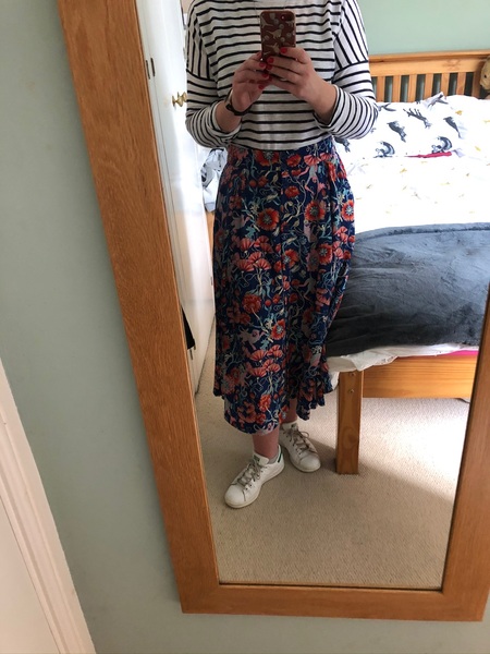 full midi skirt: how to style