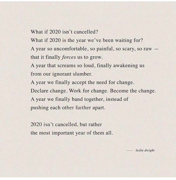 To really dislike this post about 2020?