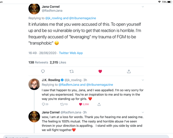 JK Rowling responds to pathetic Labour MP