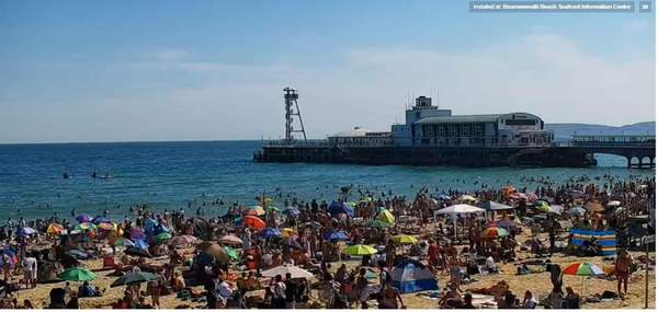 Bournemouth beach - “Major incident”