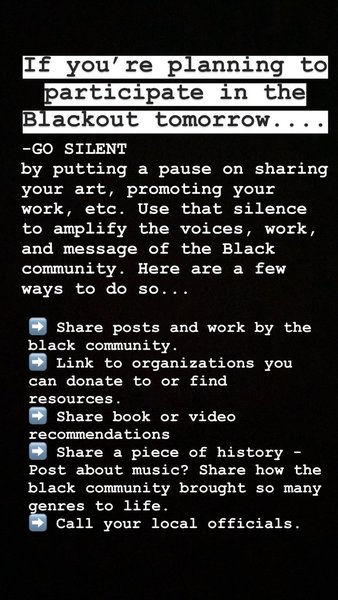 Black out tuesday