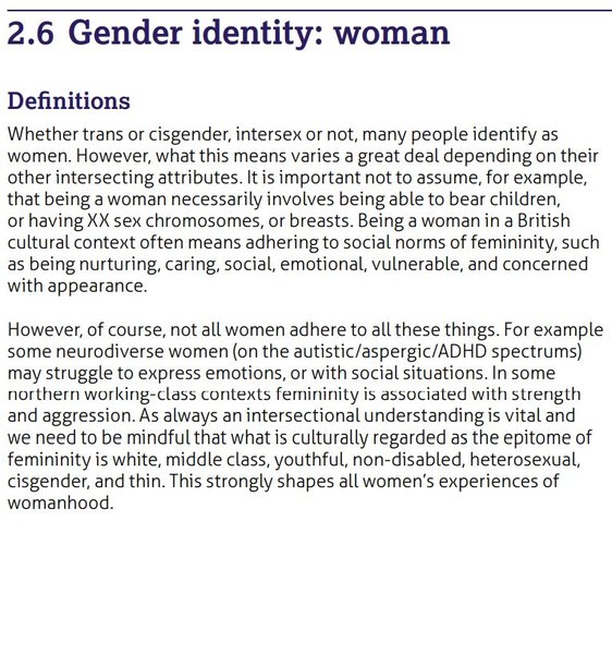 'What is a woman?'  Thread by Helen Joyce