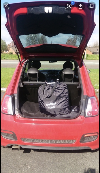 Pram and a Fiat 500!!