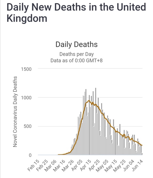 36 COVID fatalities reported today. We are on the way out of this 🌟🌟