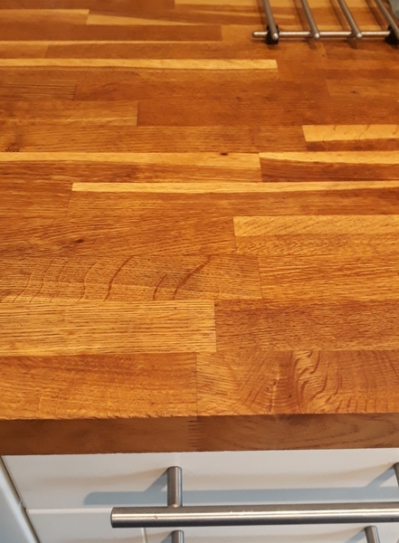 Wooden worktops in real homes