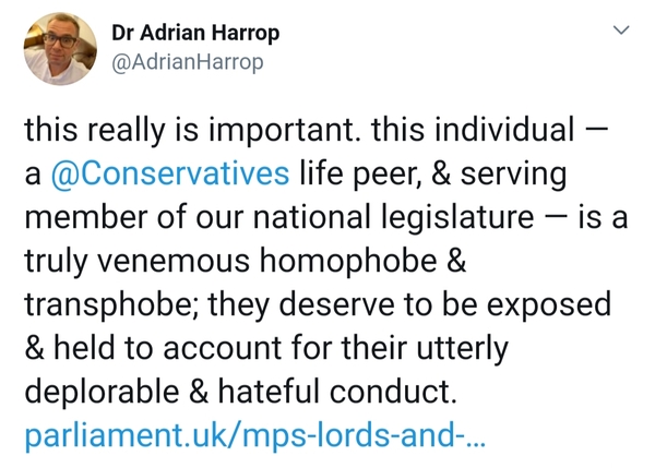 Baroness Nicholson on twitter