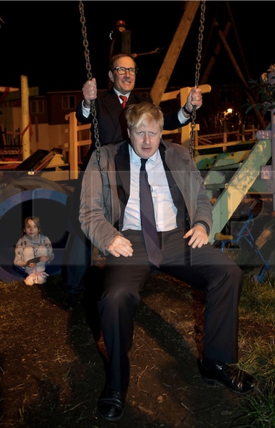 This photo of Johnson and Sunak about to play table football