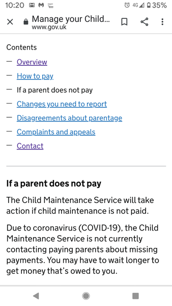 How much child maintenence do you get?