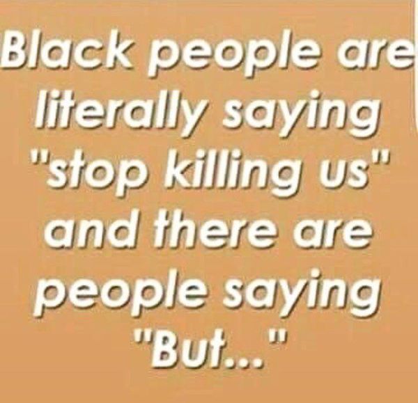 For those of you that think ‘all lives matter’ heres a quick and easy explanation