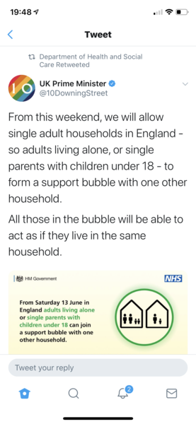 Fab news for single parents and those living alone !!