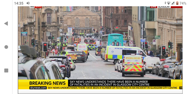 Major Incident in Glasgow