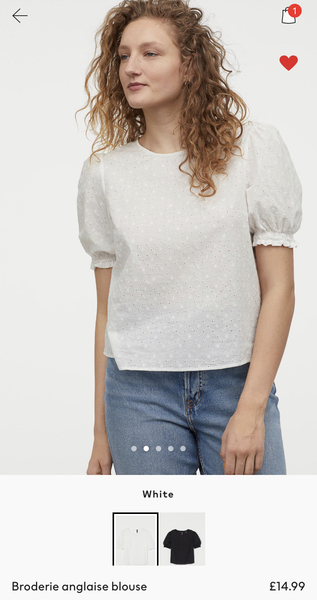 What do you think to this white top?