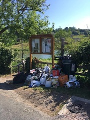 Dumping rubbish