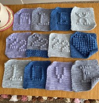 Woolly Hugs. Making a blanket for lovely Crazyladee and her family. We need help.