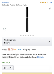 Knife for non stick pans