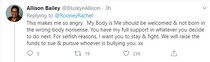 Rachel Rooney bullied off twitter