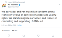 "Let’s clarify what free speech is and is not": An open letter to the industry from Pride in Publishing