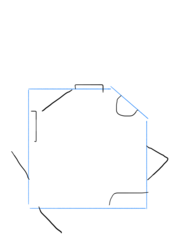 Furniture for square hallway