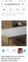 Liftable kitchen worktop