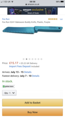 Knife for non stick pans