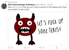 JK Rowling threatening legal action