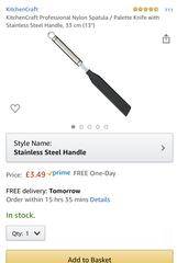 Knife for non stick pans