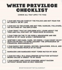 It isn't white privilege