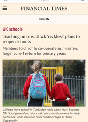 Are the unions going to kick off about back to school in September?