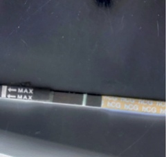 Faint line?
