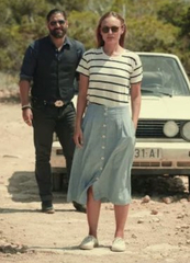White lines tv zoe’s skirts