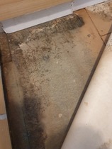 uneven floor in kitchen
