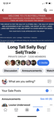 Long Tall Sally closing - where else for tall clothes?