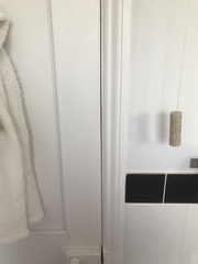 Bathroom Door Lock and Shower Caddy