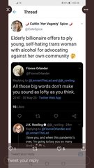 JK Rowling threatening legal action