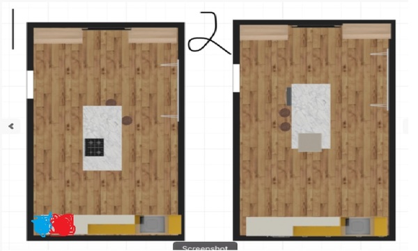 Kitchen design advice needed - pics included