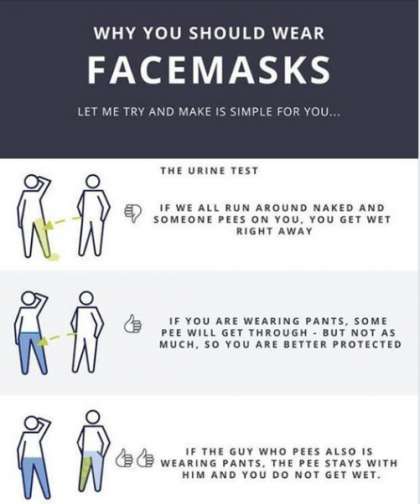To those that don't want to wear a mask...