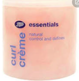 Need a product to scrunch into my natural curly hair to get rid of fuzz??