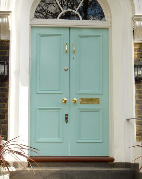 New Georgian-style front door