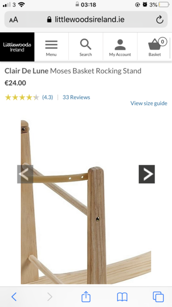 Carrycot stand