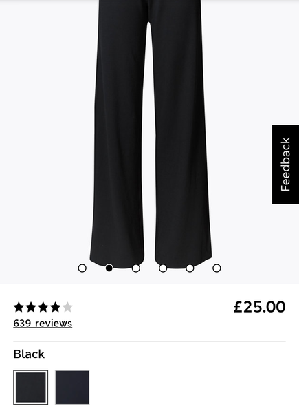 Help me find nice jersey wide legged trousers
