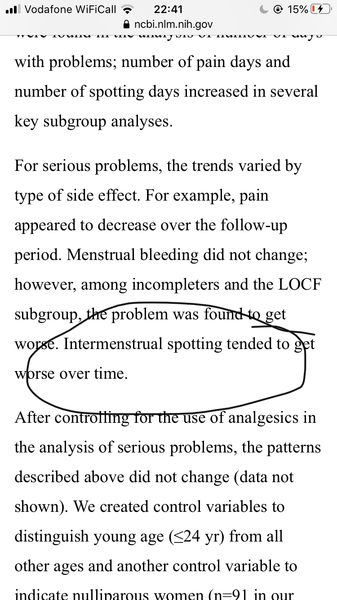 Spotting / breakthrough bleeding as part of peri- can anyone advise or tell me their experiences please. I'm frightened.