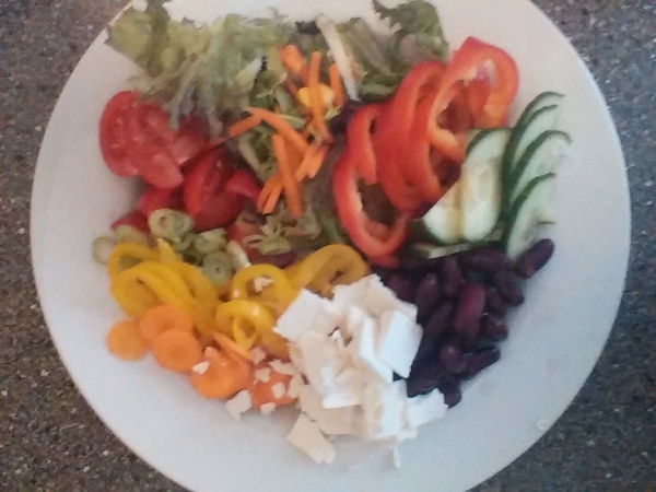 Critique my salad....