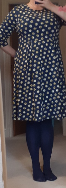 Plus size in a Cos dress