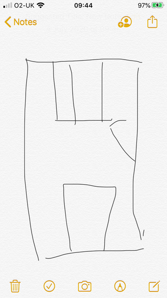 Large bedroom or walk in wardrobe