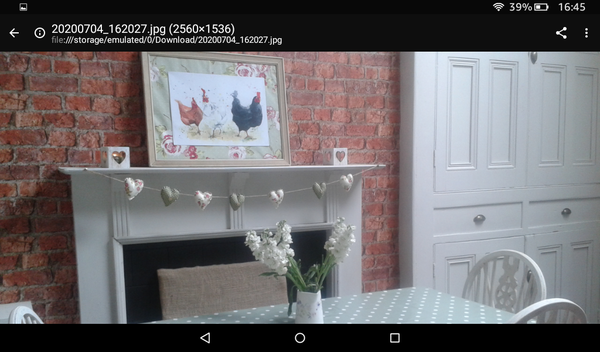 How does this look? Kitchen dining area