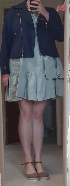 Plus size in a Cos dress