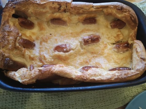 What do you serve with toad in the hole?