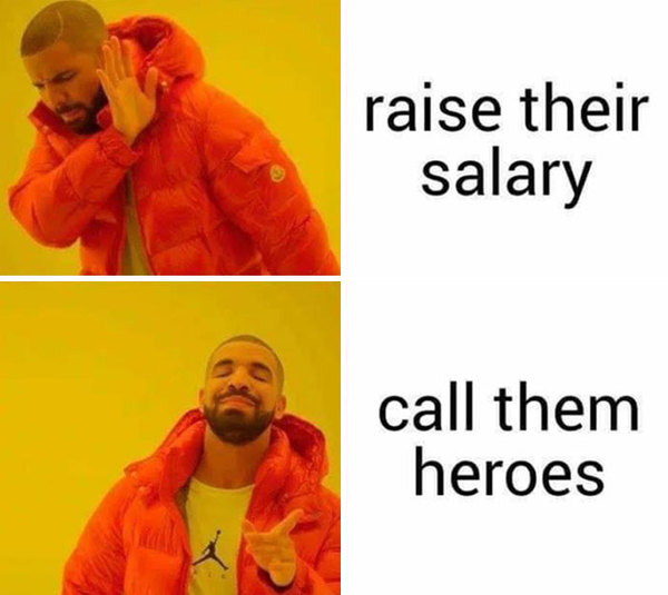 Of your not a key worker, has it made you feel like your job is a bit worthless ?