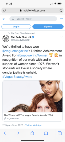 Absolute madness from Vogue magazine!